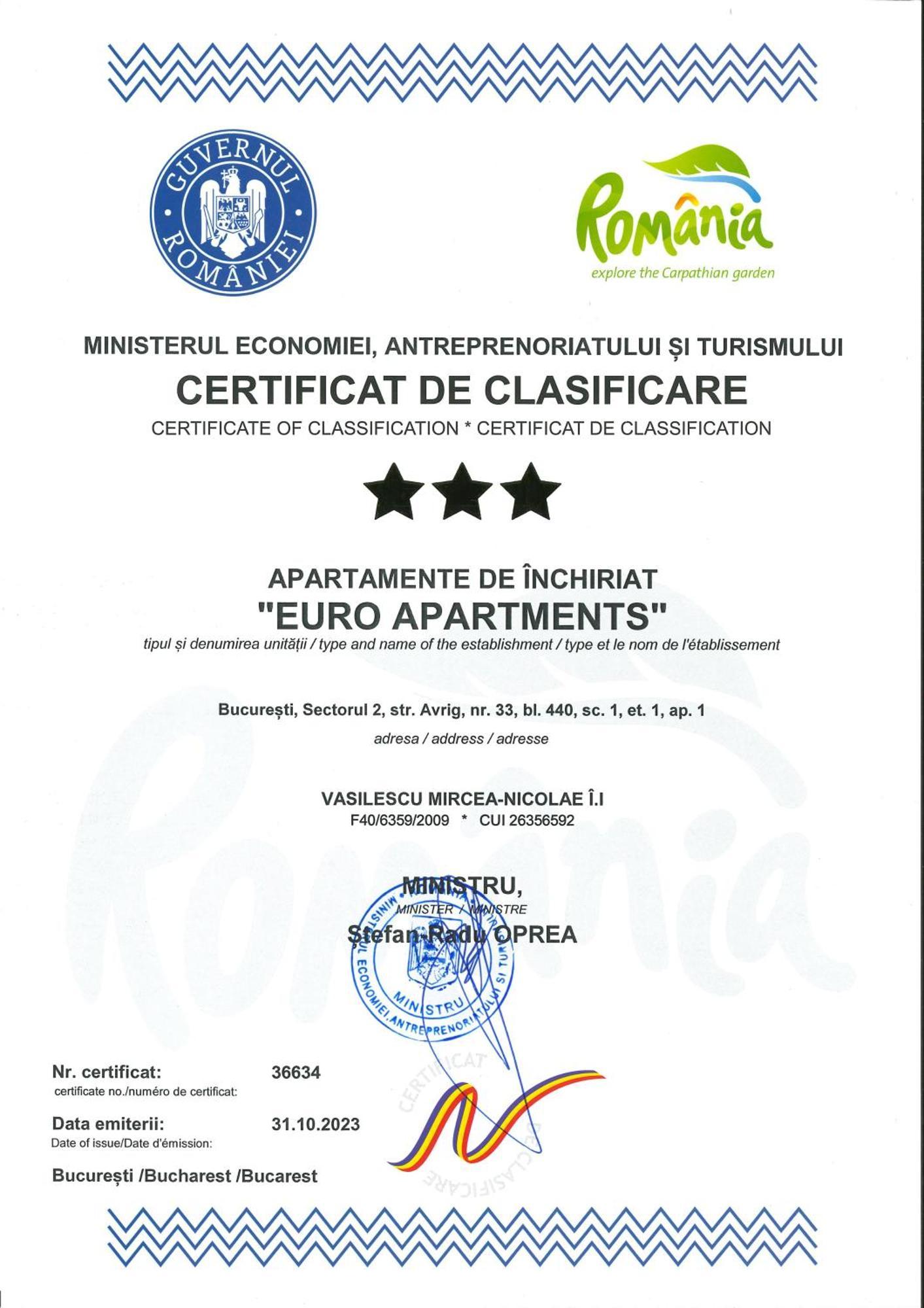 Euro Apartment Bukarest Exterior foto
